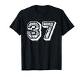 Number 37 Sports Jersey Player 37 Fan T-Shirt - Novelty Apparel for Adults - T-Shirt, Sweatshirt, Hoodie