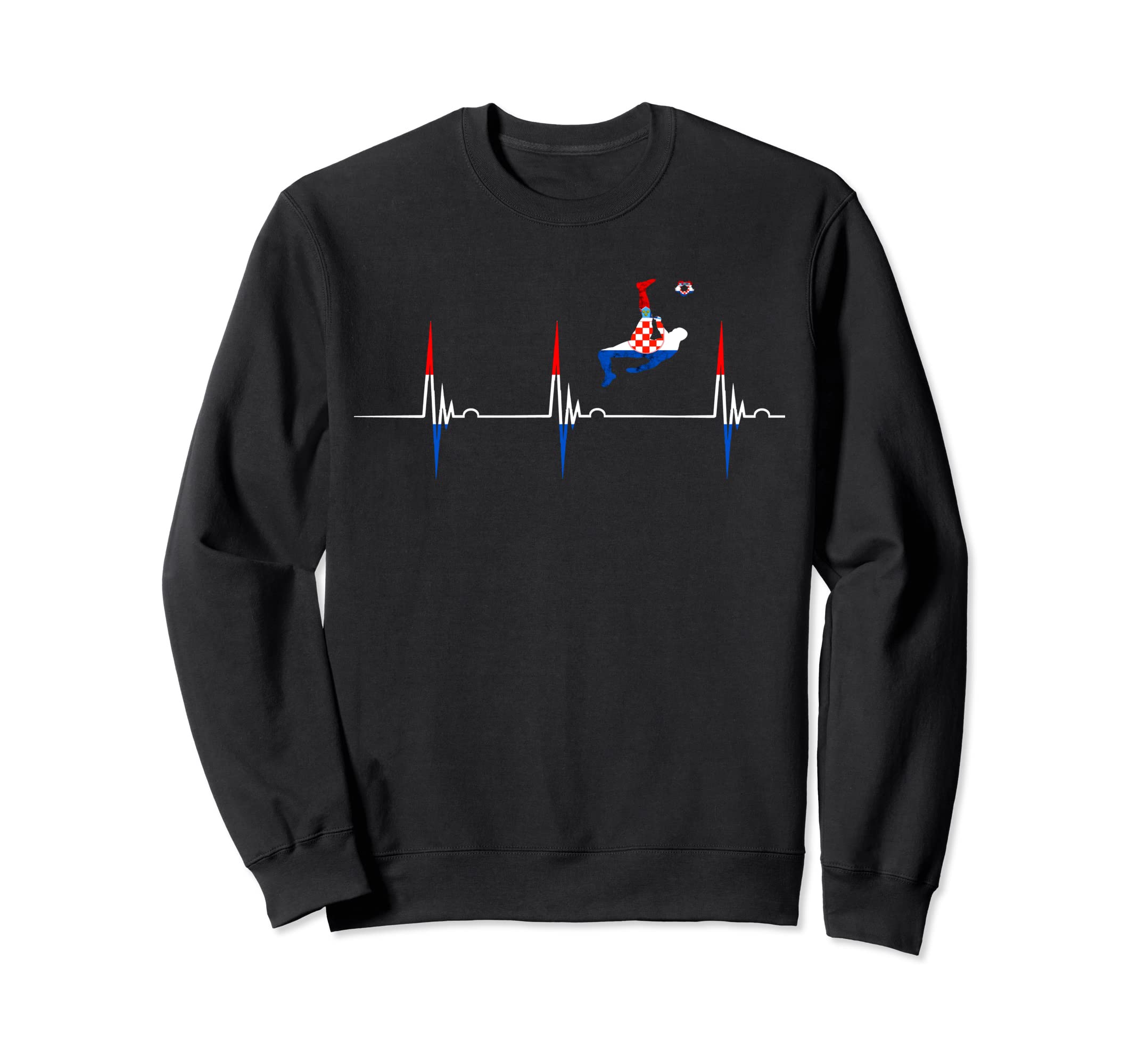 Croatian Flag Croatian Soccer Sweatshirt - Custom Art Print for Adults - T-Shirt, Sweatshirt, Hoodie