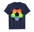 Lgbt Rainbow Flag Soccer Football T-Shirt - Casual Everyday Wear Unisex - T-Shirt, Sweatshirt, Hoodie