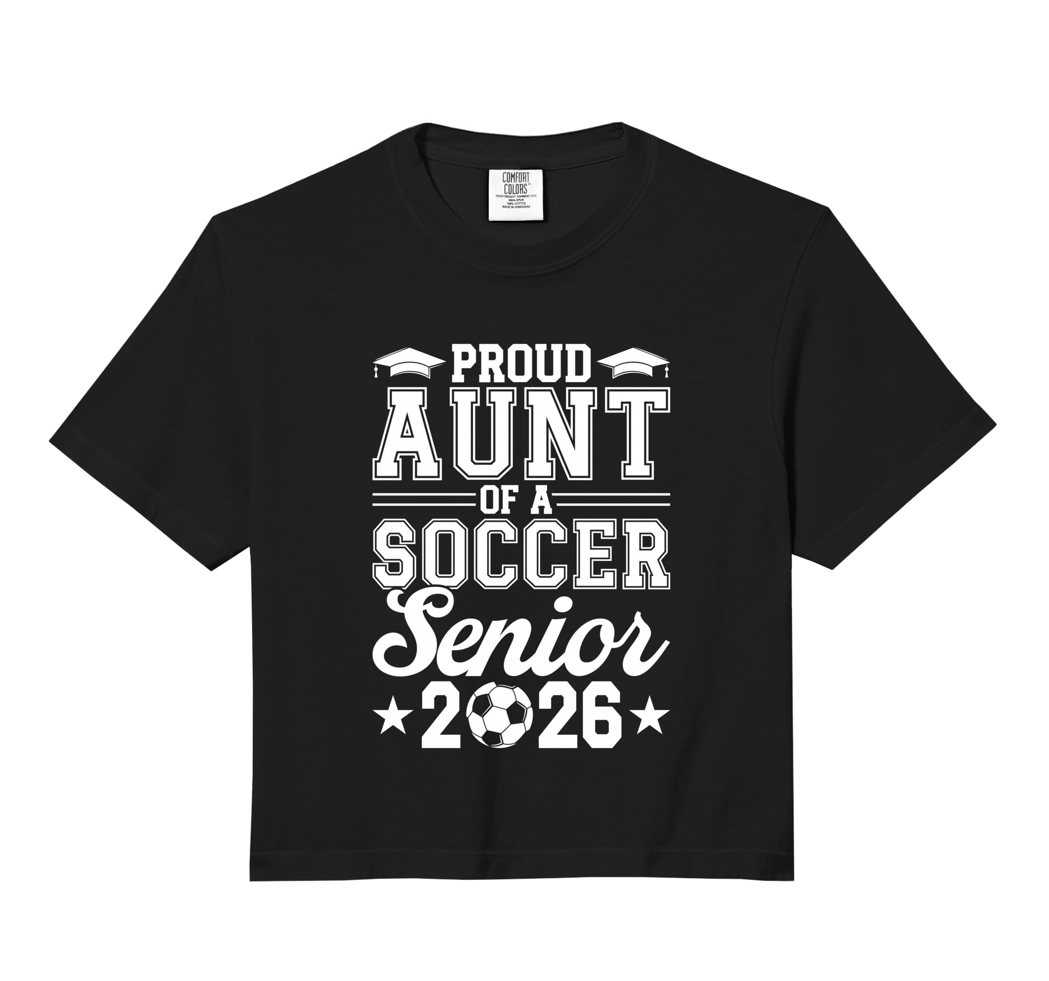 Proud Aunt 2026 Senior Soccer Sweatshirt - Unique Graphic Men Women - T-Shirt, Sweatshirt, Hoodie