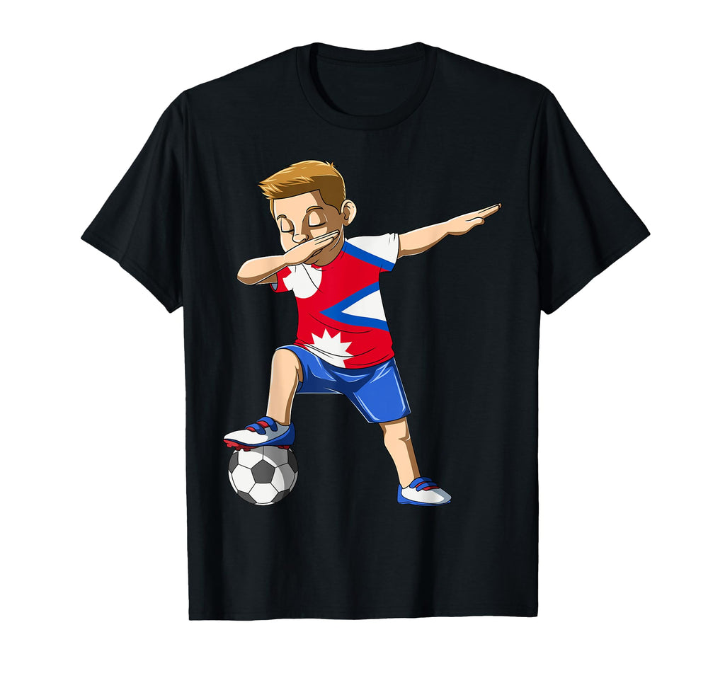 Dabbing Soccer Nepal Jersey Nepalese T-Shirt - Novelty Apparel for Adults - T-Shirt, Sweatshirt, Hoodie