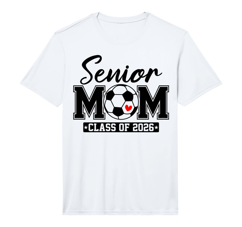 Mens Senior Mom Class 2026 Soccer Mom T-Shirt - Custom Art Print Unisex - T-Shirt, Sweatshirt, Hoodie