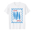 Italian Ciao Sardine Chinoiserie T-Shirt - Casual Everyday Wear for Adults - T-Shirt, Sweatshirt, Hoodie