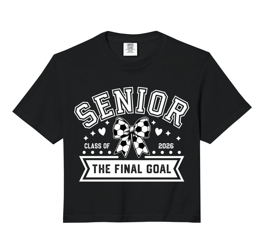 Senior Soccer Class 2026 Soccer Coquette Hoodie - Custom Art Print Unisex - T-Shirt, Sweatshirt, Hoodie