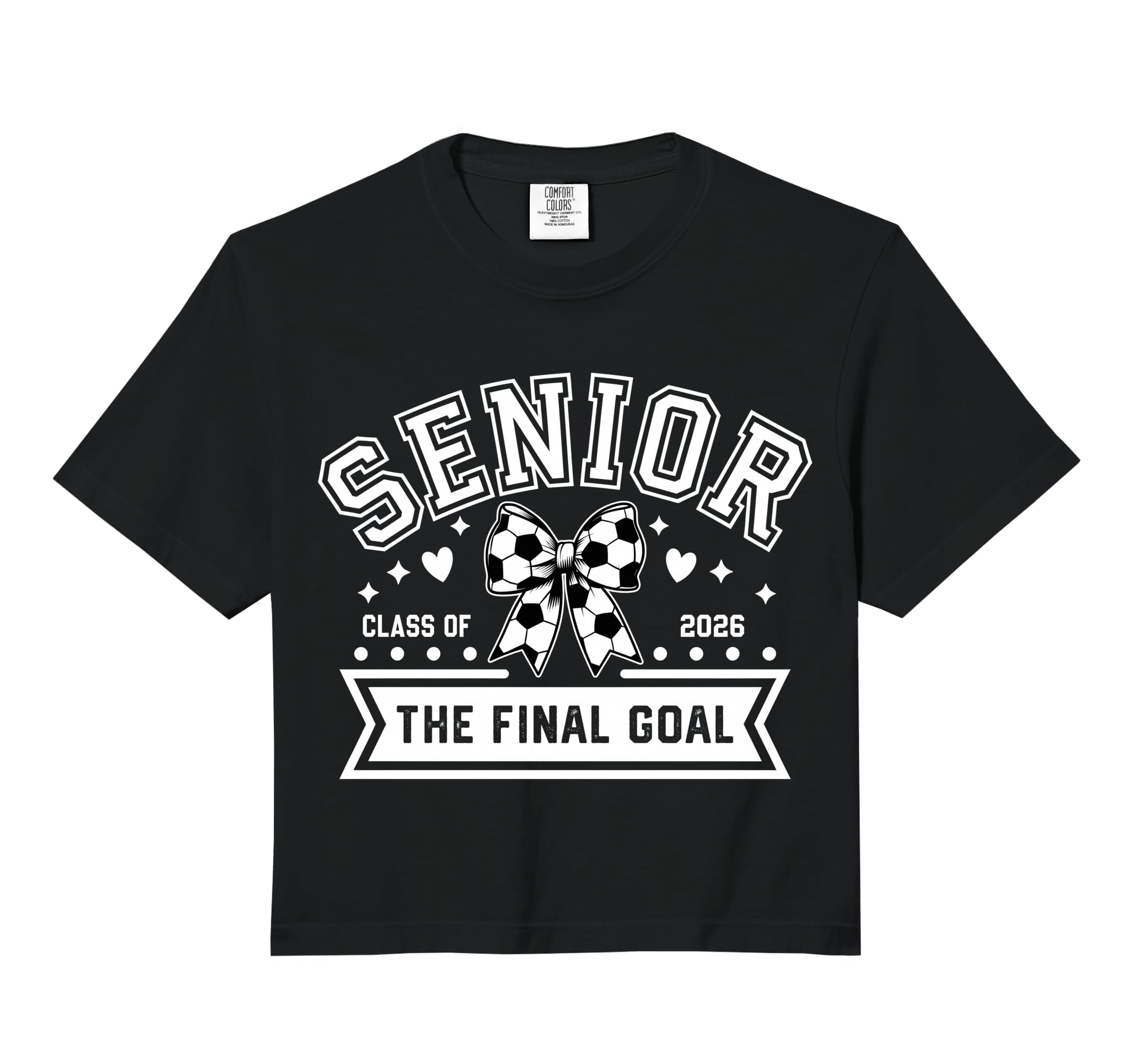 Senior Soccer Class 2026 Soccer Coquette Hoodie - Aesthetic Graphic Unisex - T-Shirt, Sweatshirt, Hoodie
