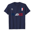 France Soccer French Flag T-Shirt - Fun Novelty Design Unisex - T-Shirt, Sweatshirt, Hoodie