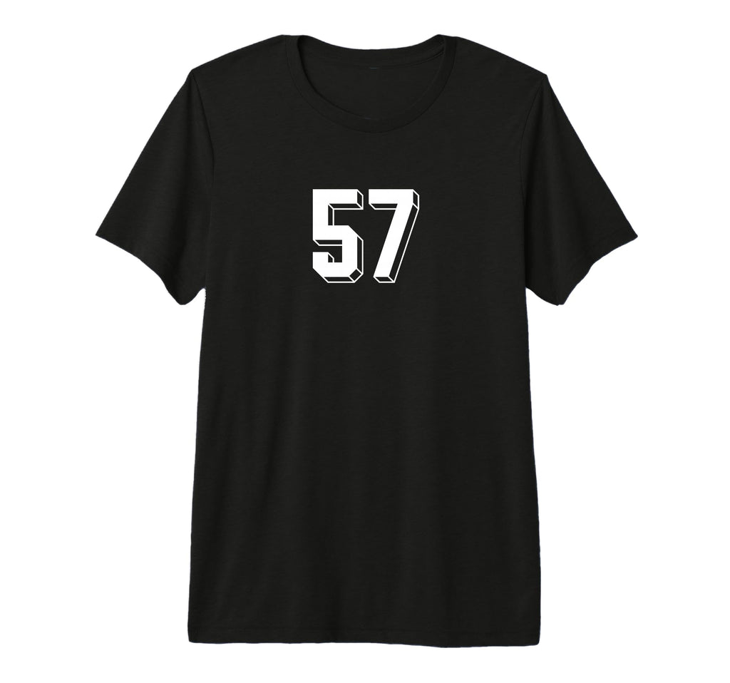 Number 57 80S 90S Soccer Team Jersey T-Shirt - Unique Graphic Unisex - T-Shirt, Sweatshirt, Hoodie