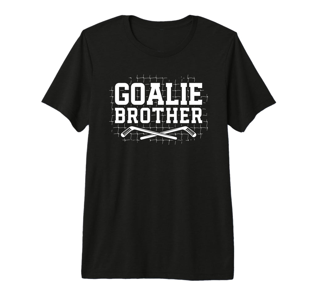 Ice Hockey Goalie Brother Hockey Keeper T-Shirt - Trendy Graphic Men Women - T-Shirt, Sweatshirt, Hoodie