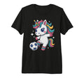 Kawaii Soccer Unicorn Just Who Loves T-Shirt - Streetwear Style for Adults - T-Shirt, Sweatshirt, Hoodie