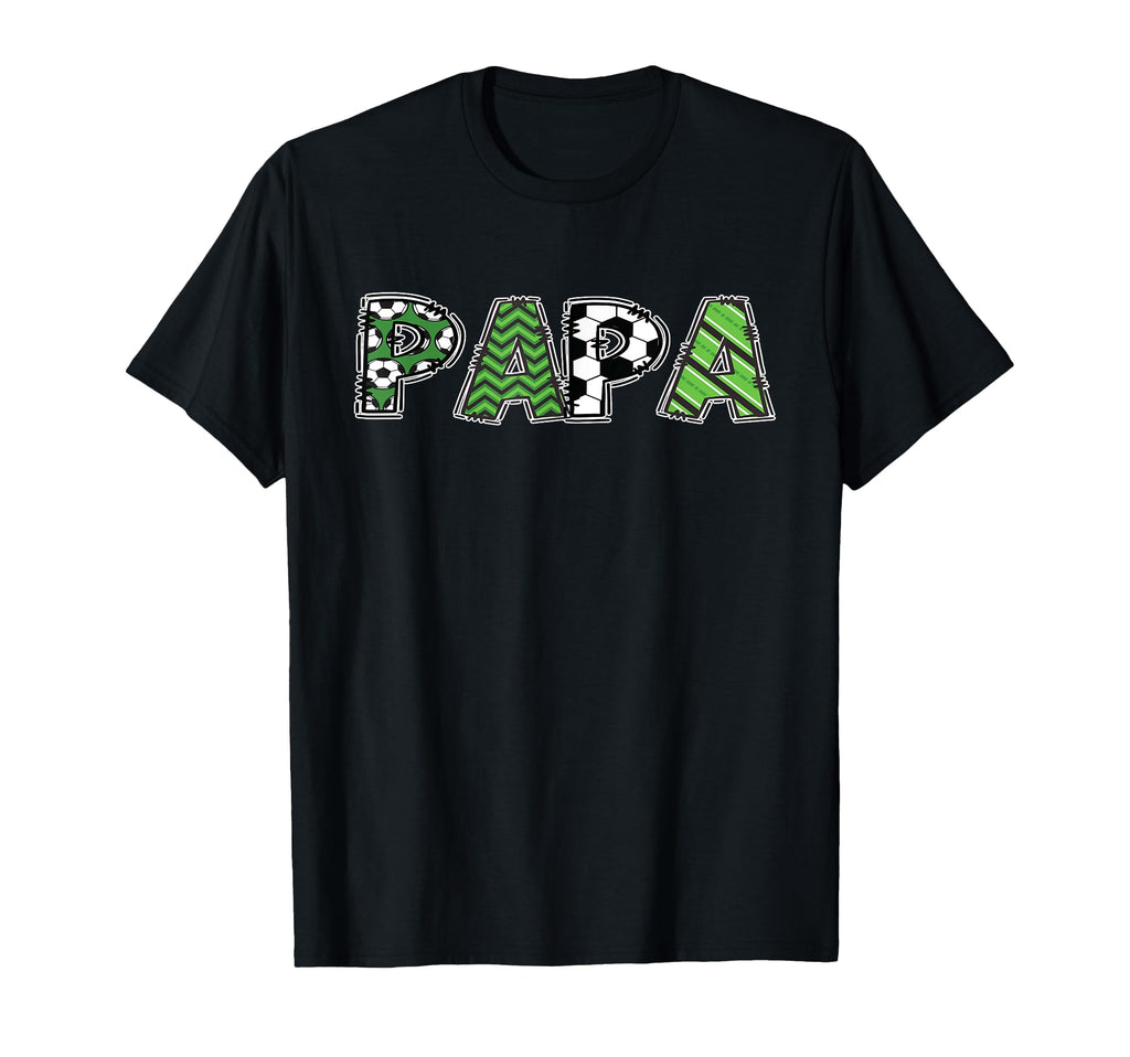 Soccer Daddy Papa Birthday Party T-Shirt - Minimalist Print Men Women - T-Shirt, Sweatshirt, Hoodie