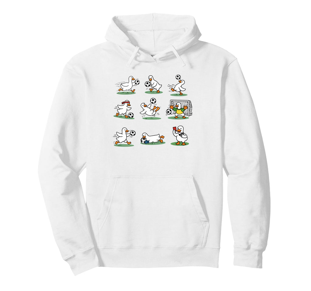 Soccer Player Game Day Vibes Silly Hoodie - Minimalist Print Men Women - T-Shirt, Sweatshirt, Hoodie