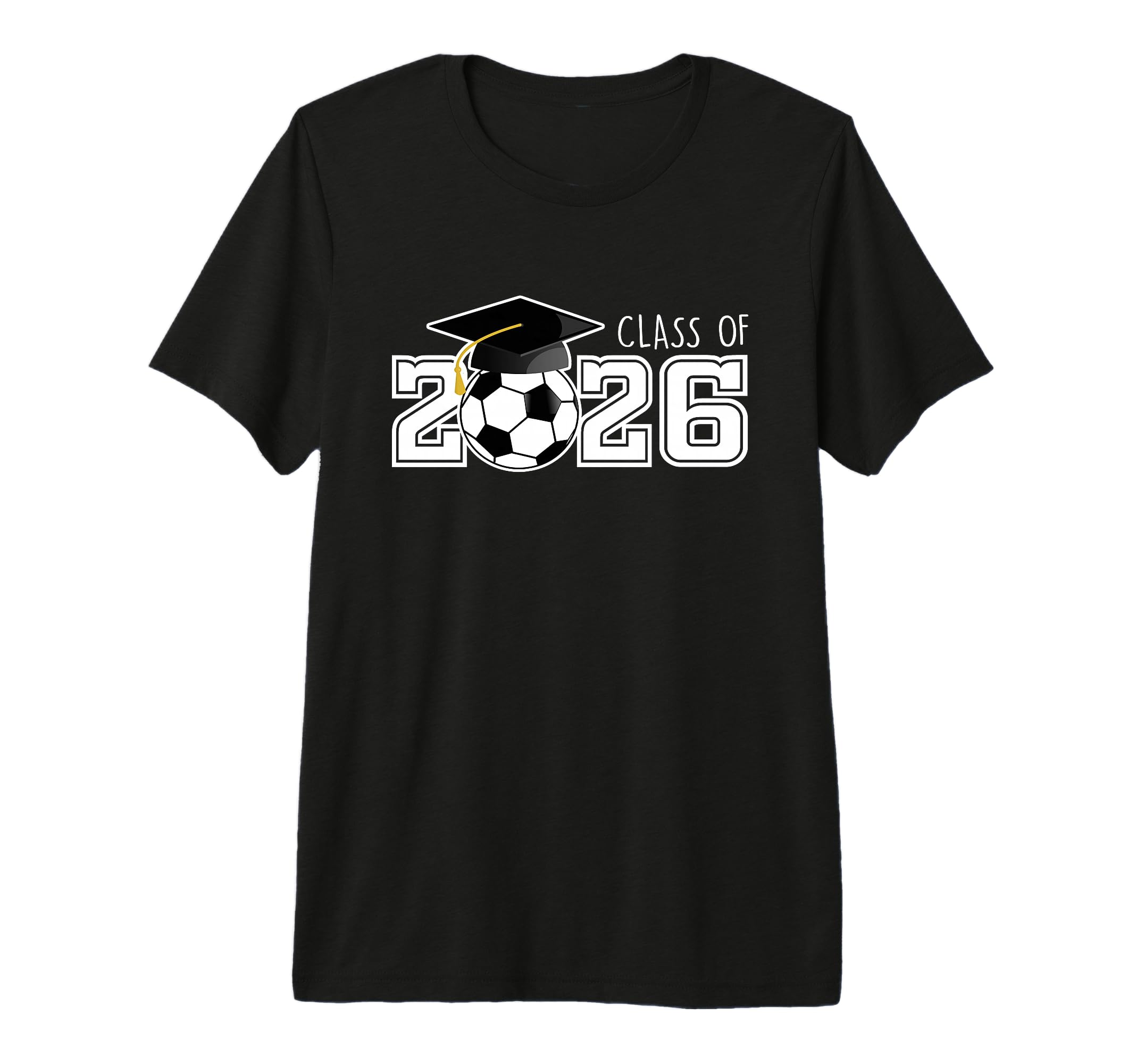 Class 2026 Senior 2026 Soccer High T-Shirt - Graphic Print Men Women - T-Shirt, Sweatshirt, Hoodie