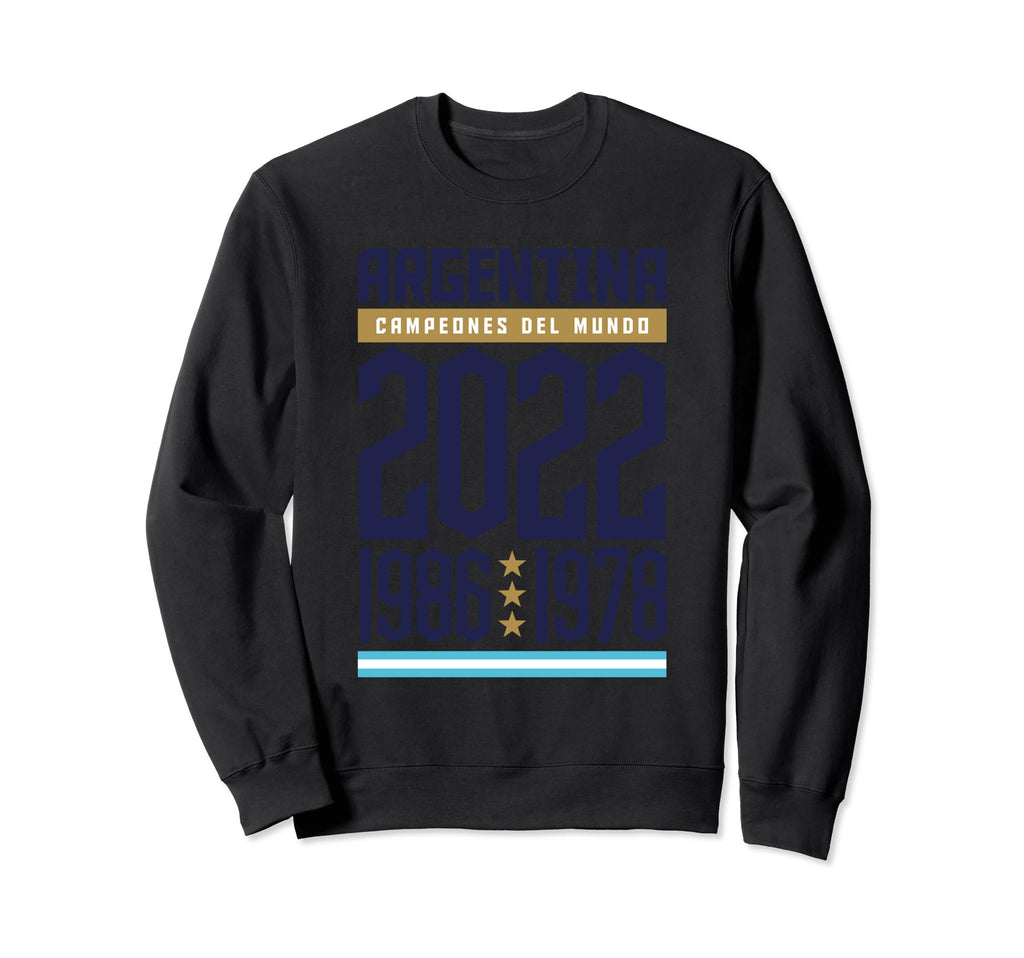 Argentina World Champion 2022 Soccer Sweatshirt - Unique Graphic Men Women - T-Shirt, Sweatshirt, Hoodie
