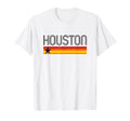 Houston Sunset Stripes Htx T-Shirt - Trendy Graphic for Adults - T-Shirt, Sweatshirt, Hoodie