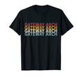 70S Usa Gateway Arch National Park T-Shirt - Custom Art Print Unisex - T-Shirt, Sweatshirt, Hoodie