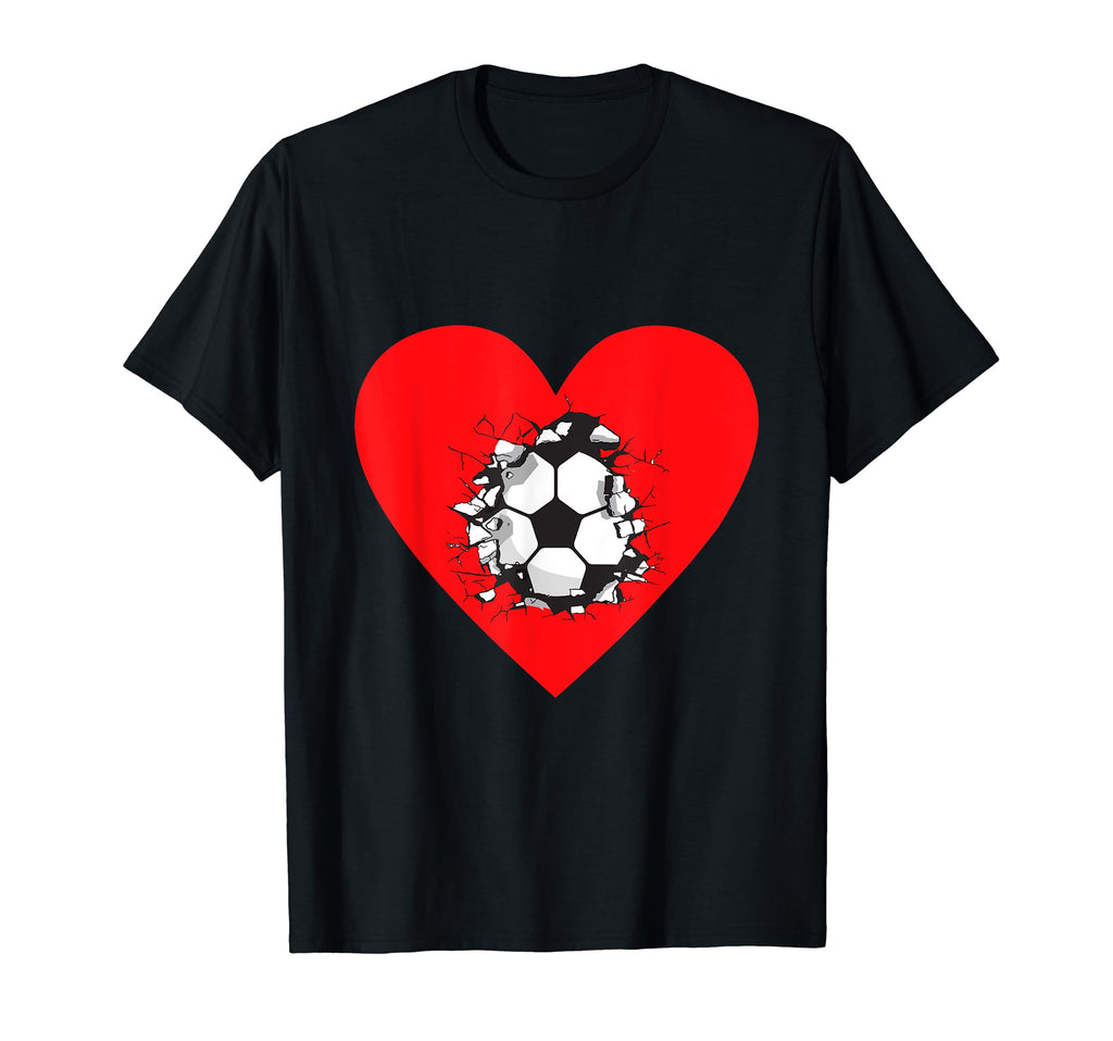 Soccer Heart Soccer And Soccer Love T-Shirt - Unique Graphic for Adults - T-Shirt, Sweatshirt, Hoodie