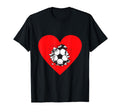 Soccer Heart Soccer And Soccer Love T-Shirt - Unique Graphic for Adults - T-Shirt, Sweatshirt, Hoodie