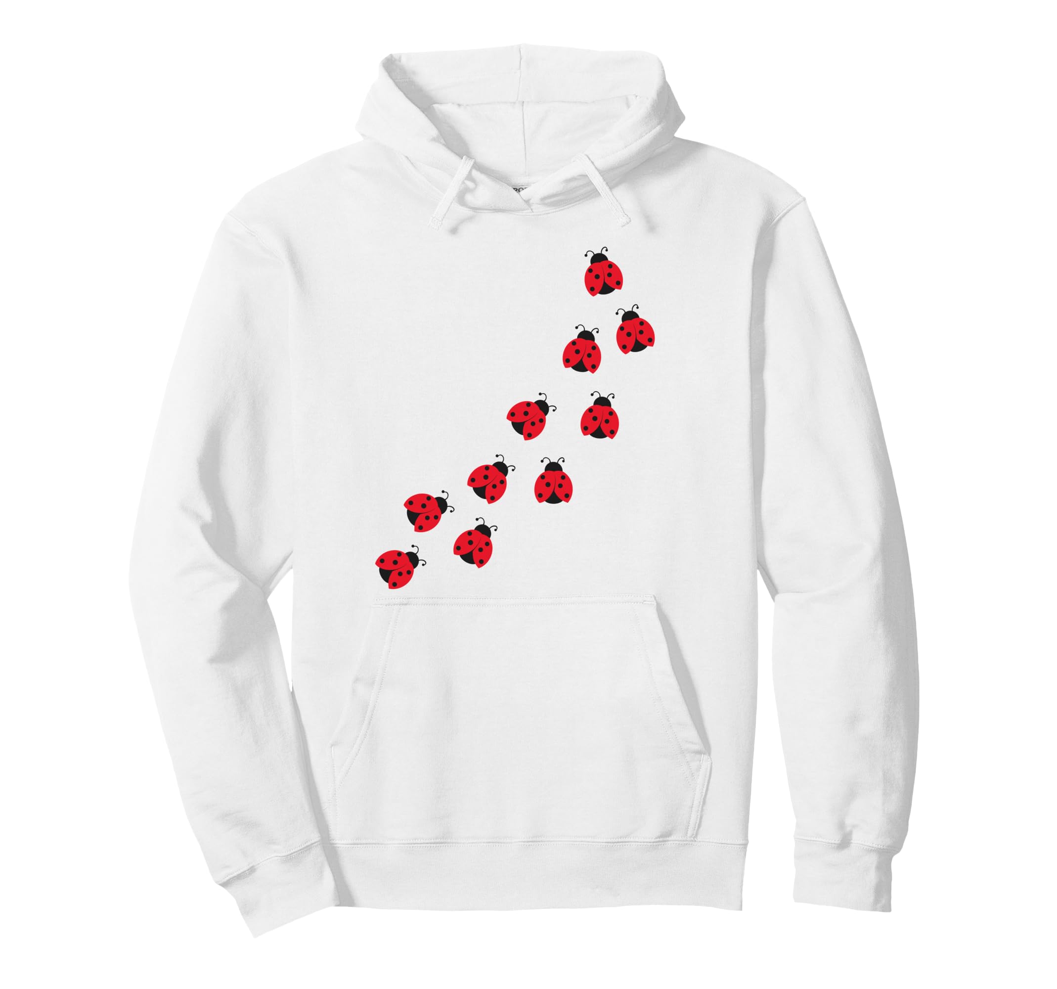 Ladybug Y2K Grunge Teen Whimsy Twee Hoodie - Custom Art Print Men Women - T-Shirt, Sweatshirt, Hoodie