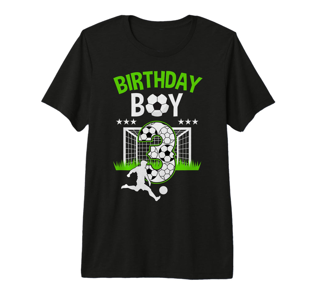 Birthday Soccer 3 Year Old Who Loves T-Shirt - Graphic Print for Adults - T-Shirt, Sweatshirt, Hoodie