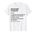 Soccer Coach Job Definition T-Shirt - Casual Everyday Wear Men Women - T-Shirt, Sweatshirt, Hoodie