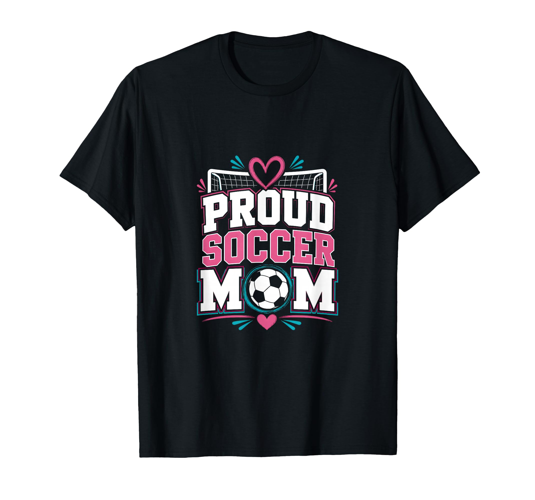 Proud Soccer Mom Soccer Mom Family T-Shirt - Custom Art Print Men Women - T-Shirt, Sweatshirt, Hoodie