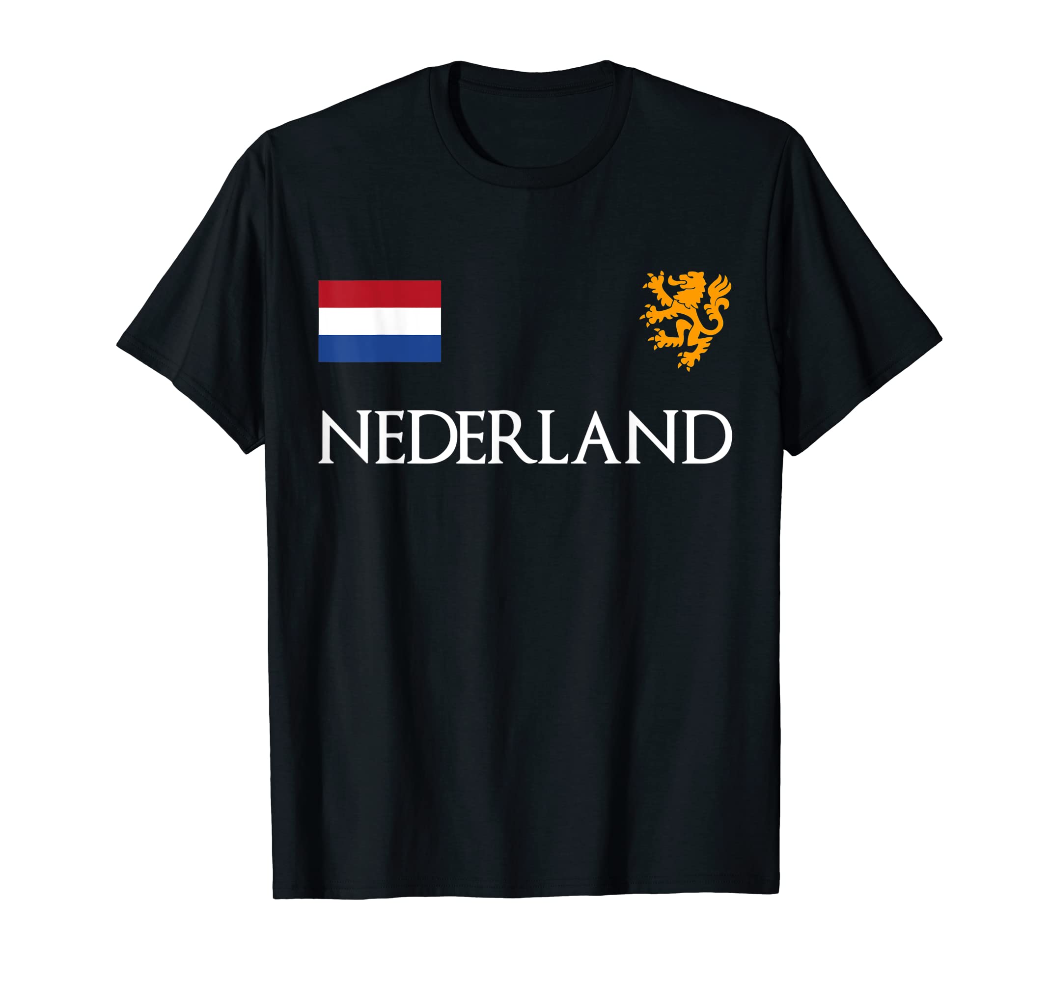 Nederland Tricolor Souvenir T-Shirt - Casual Everyday Wear for Adults - T-Shirt, Sweatshirt, Hoodie
