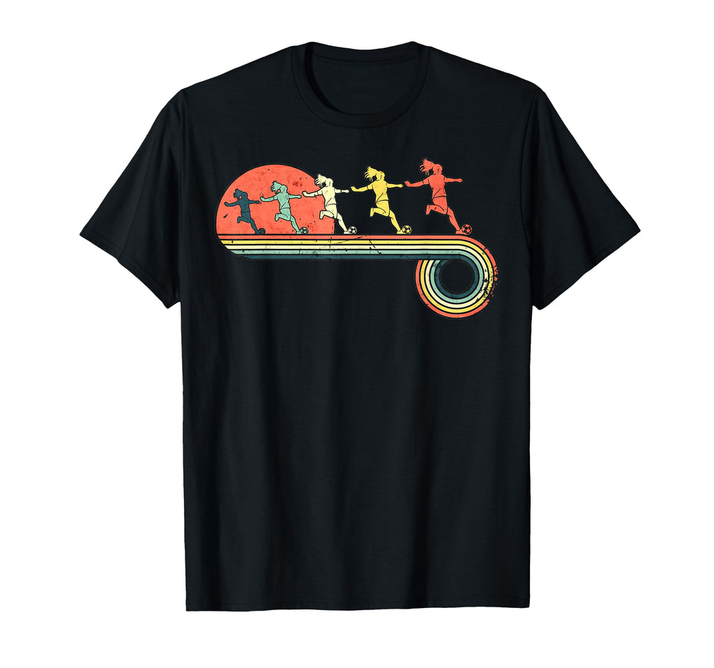 Soccer Player Shot Sunset Rainbow T-Shirt - Unique Graphic for Adults - T-Shirt, Sweatshirt, Hoodie