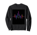 Minimalist Soccer Heartbeat Sweatshirt - Unique Graphic Men Women - T-Shirt, Sweatshirt, Hoodie