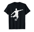 Silhouette Soccer Player T-Shirt - Casual Everyday Wear Men Women - T-Shirt, Sweatshirt, Hoodie