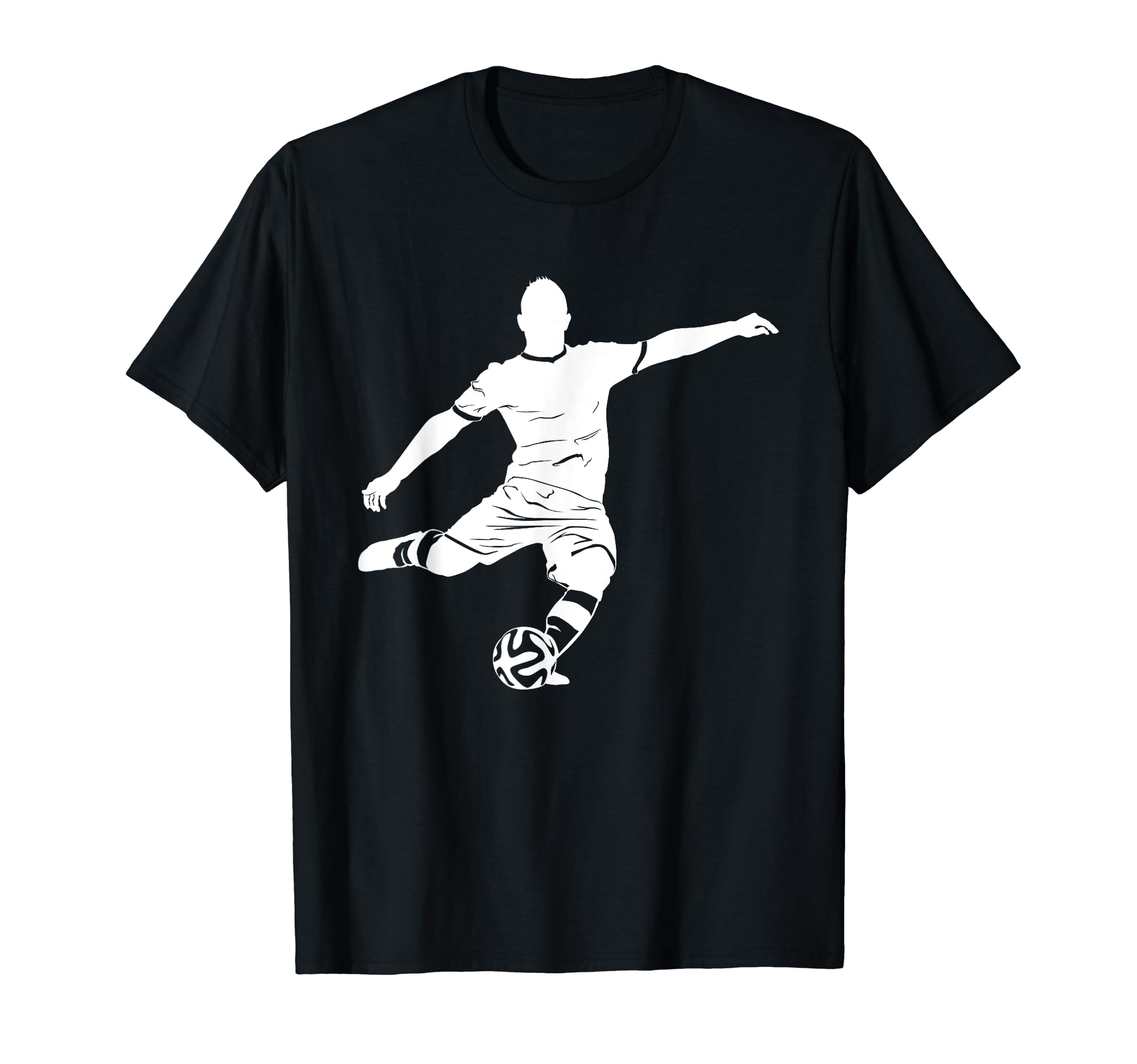 Silhouette Soccer Player Goalkeeper T-Shirt - Graphic Print Men Women - T-Shirt, Sweatshirt, Hoodie