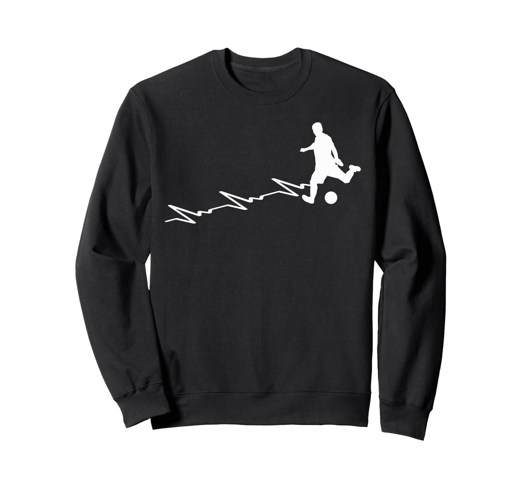 Soccer Heartbeat Funny Soccer Lover Sweatshirt - Streetwear Style Unisex - T-Shirt, Sweatshirt, Hoodie