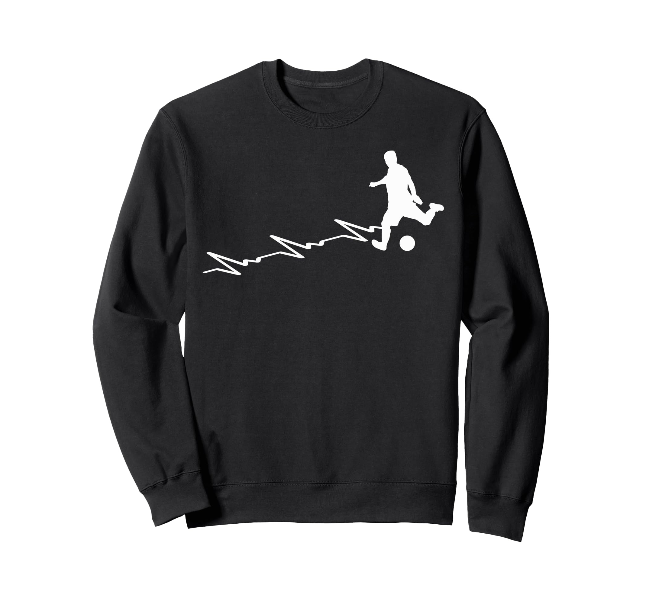Soccer Heartbeat Funny Soccer Lover Sweatshirt - Streetwear Style Unisex - T-Shirt, Sweatshirt, Hoodie