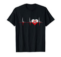 Poland Heart Pole Heartbeat Ecg T-Shirt - Custom Art Print for Adults - T-Shirt, Sweatshirt, Hoodie