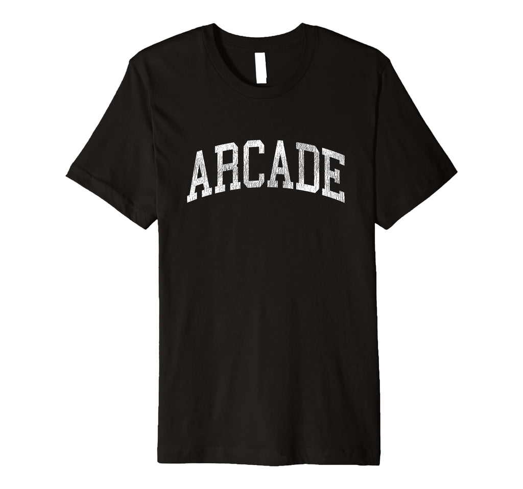 Arcade New York Ny Athletic Sports T-Shirt - Graphic Print for Adults - T-Shirt, Sweatshirt, Hoodie