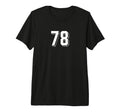 Number 78 80S 90S Soccer Team Jersey T-Shirt - Graphic Print for Adults - T-Shirt, Sweatshirt, Hoodie