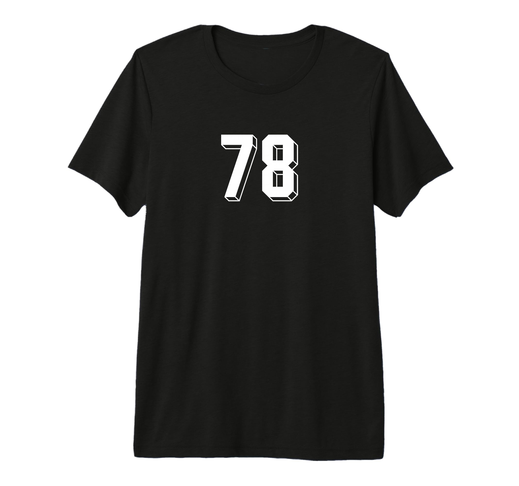 Number 78 80S 90S Soccer Team Jersey T-Shirt - Graphic Print for Adults - T-Shirt, Sweatshirt, Hoodie