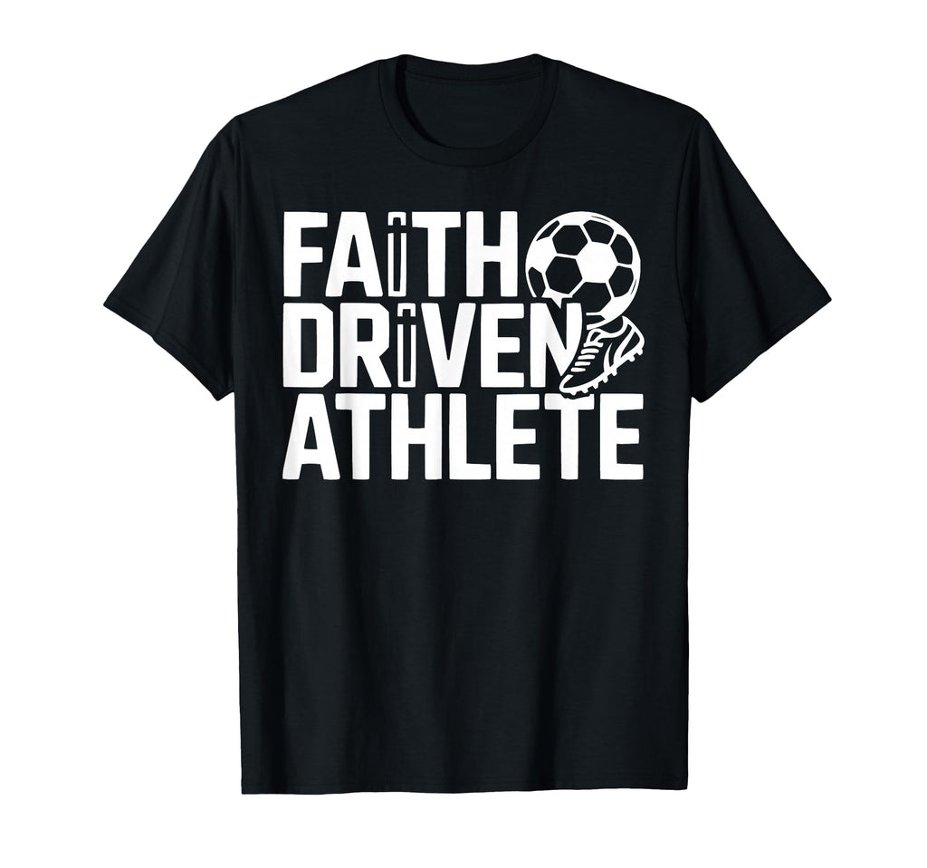 Christian Soccer Player Religious Bible T-Shirt - Graphic Print Unisex - T-Shirt, Sweatshirt, Hoodie