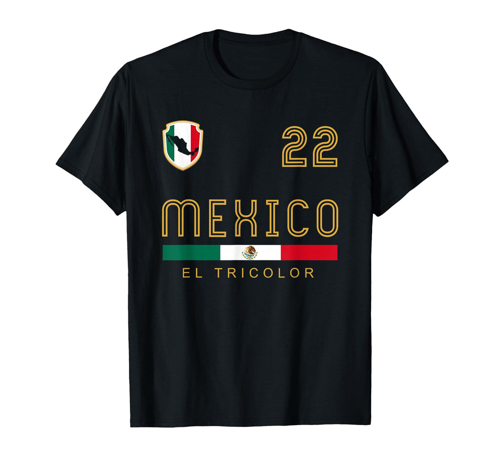 Mexico Football Flags Fan Gift T-Shirt - Fun Novelty Design Men Women - T-Shirt, Sweatshirt, Hoodie