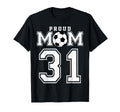 Number 31 Custom Proud Soccer T-Shirt - Aesthetic Graphic for Adults - T-Shirt, Sweatshirt, Hoodie