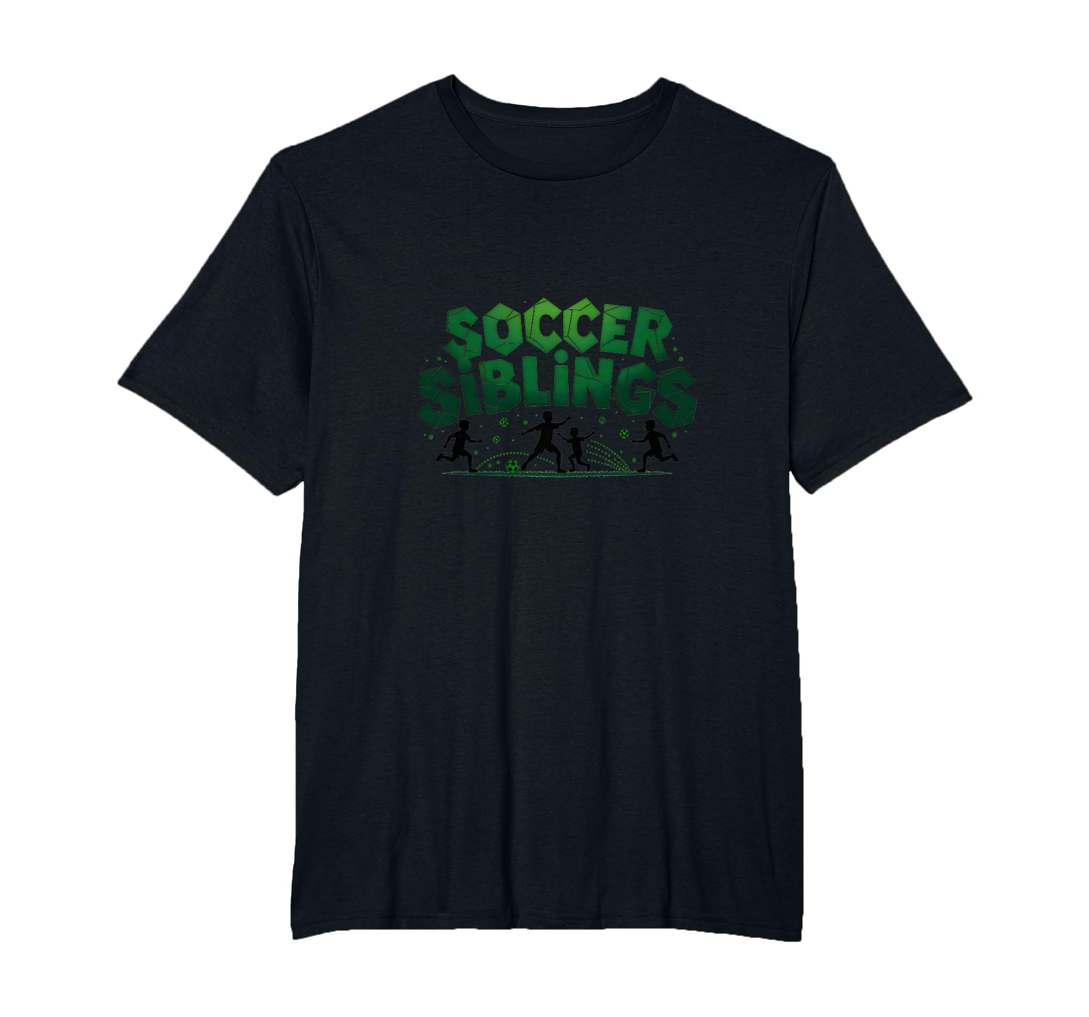 Soccer Siblings Family Teamwork Soccer T-Shirt - Fun Novelty Design Unisex - T-Shirt, Sweatshirt, Hoodie