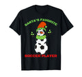 Santas Favorite Soccer Player Ugly T-Shirt - Minimalist Print Men Women - T-Shirt, Sweatshirt, Hoodie
