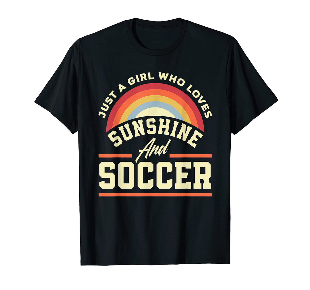 Just Who Loves Sunshine And Soccer T-Shirt - Aesthetic Graphic for Adults - T-Shirt, Sweatshirt, Hoodie