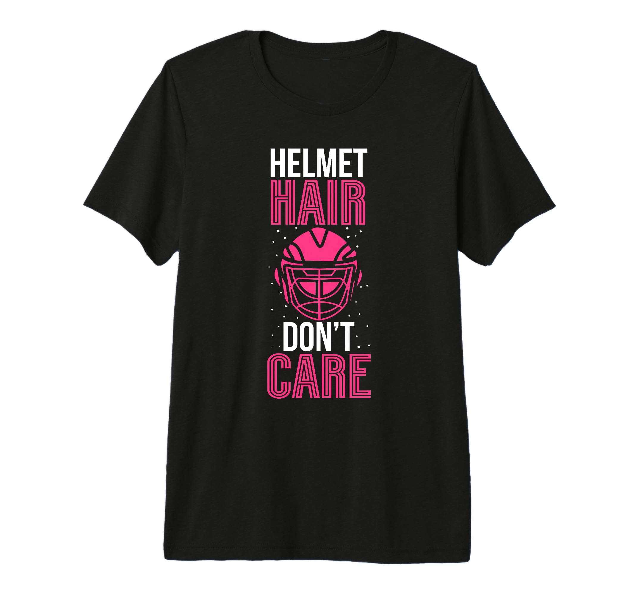 Helmet Hair Field Hockey Goalie Field T-Shirt - Graphic Print Men Women - T-Shirt, Sweatshirt, Hoodie
