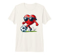Funny Valentines Soccer Lover T-Shirt - Minimalist Print Men Women - T-Shirt, Sweatshirt, Hoodie