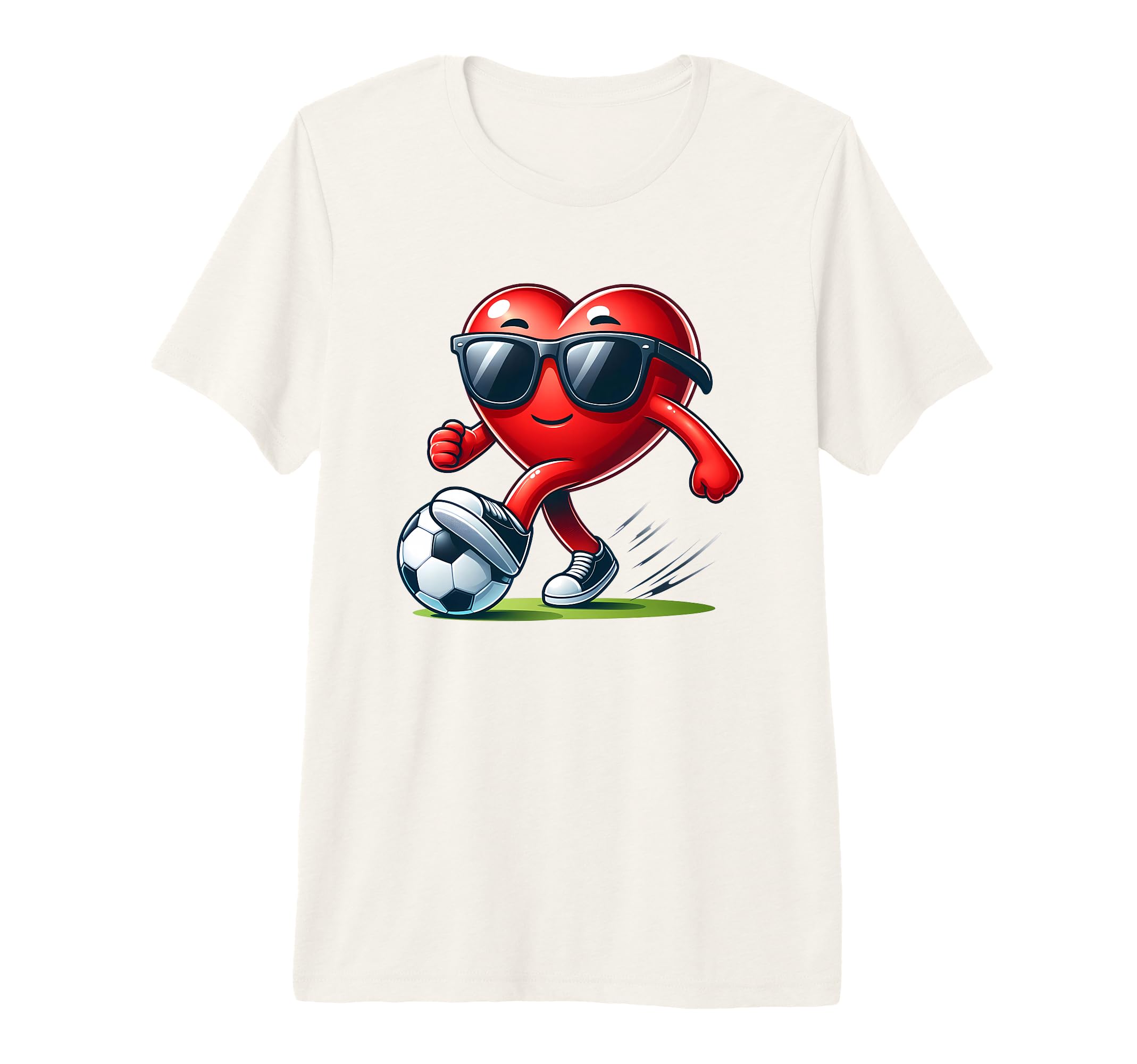 Funny Valentines Soccer Lover T-Shirt - Minimalist Print Men Women - T-Shirt, Sweatshirt, Hoodie