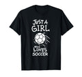Just Who Loves Soccer T-Shirt - Minimalist Print Unisex - T-Shirt, Sweatshirt, Hoodie