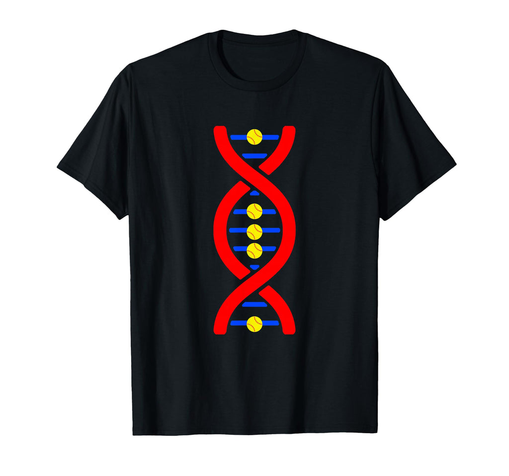 Softball Dna Soccer Sport Lover T-Shirt - Aesthetic Graphic for Adults - T-Shirt, Sweatshirt, Hoodie