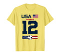 Usa Womens American Flag 12 Player T-Shirt - Minimalist Print Men Women - T-Shirt, Sweatshirt, Hoodie