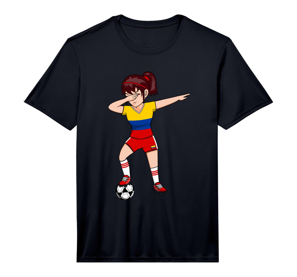 Dabbing Soccer Colombia Jersey T-Shirt - Graphic Print for Adults - T-Shirt, Sweatshirt, Hoodie