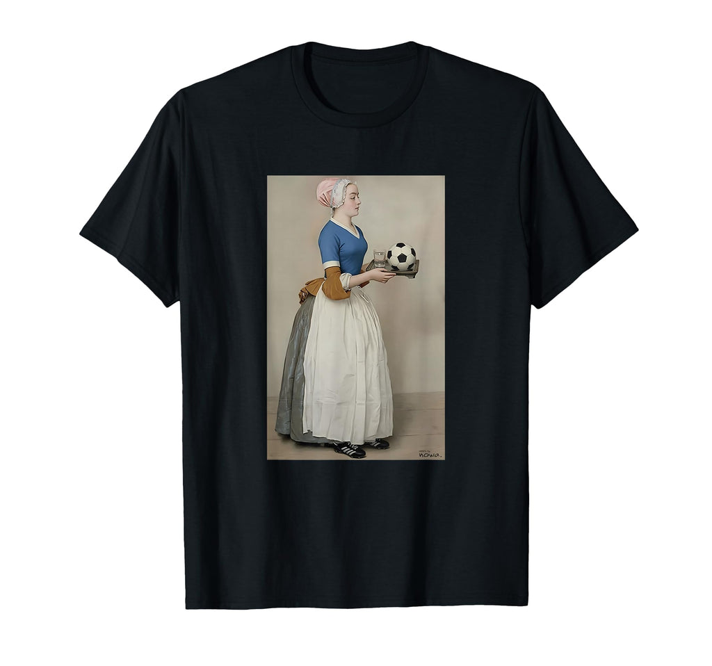 Serving Football Blue Soccer Outfit T-Shirt - Trendy Graphic for Adults - T-Shirt, Sweatshirt, Hoodie